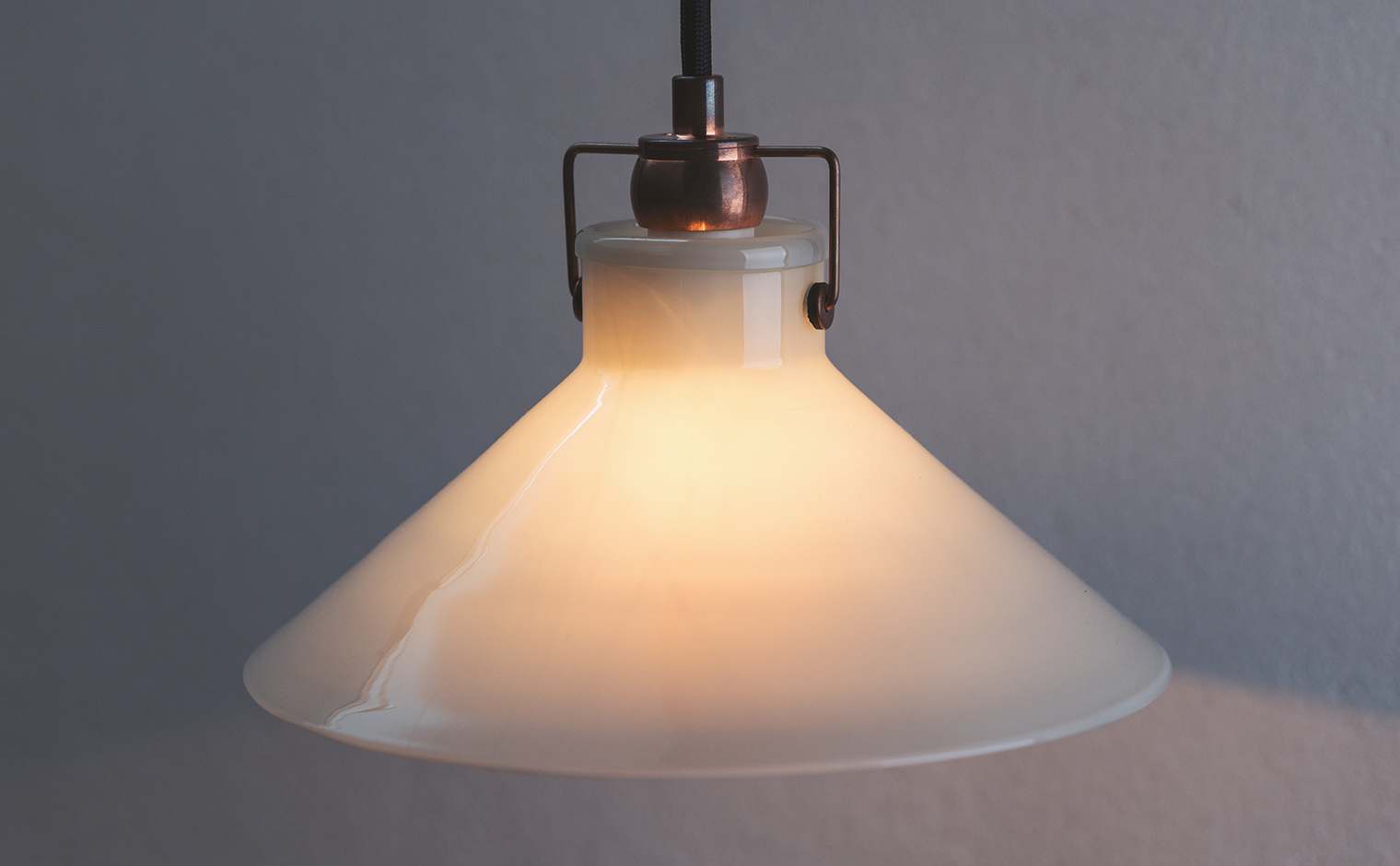Conical Pendant Light L-White