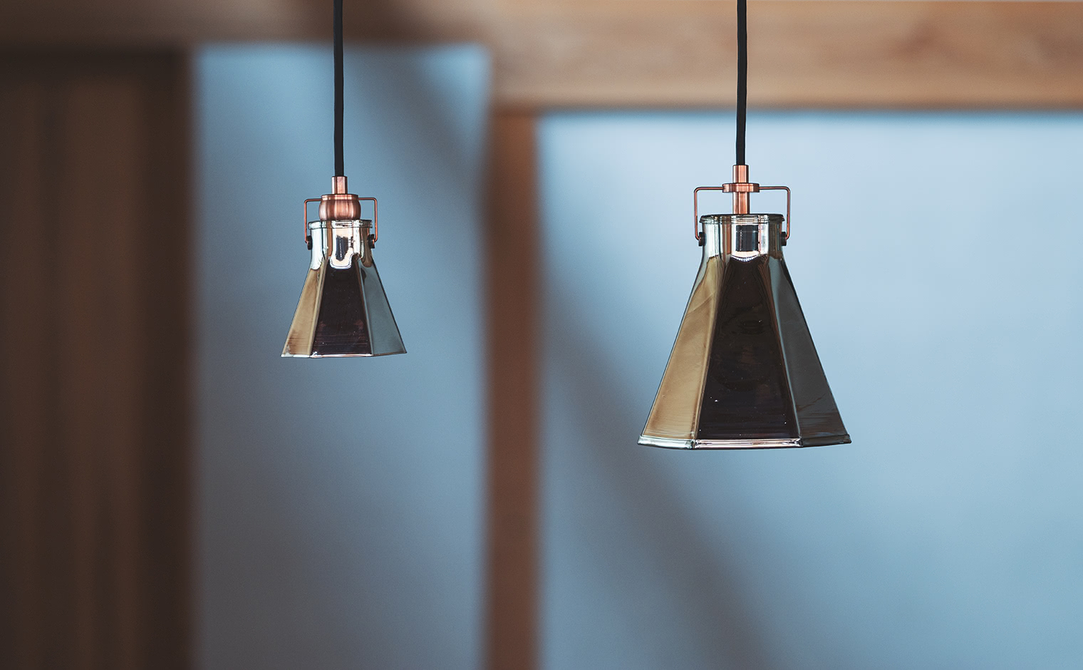 Rokkakei Pendant Light S-Mirror